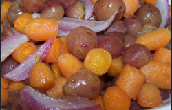 Roasted Grapes and Carrot Recipe